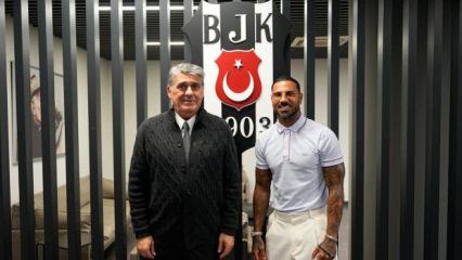 Beşiktaş'a s&uuml;rpriz misafir! Ricardo Quaresma, Serdal Adalı ile g&ouml;r&uuml;şt&uuml;