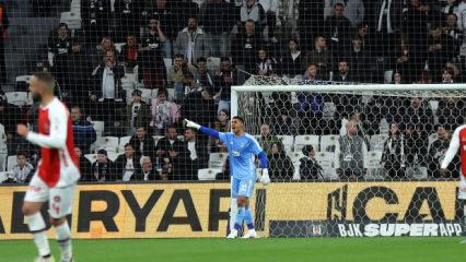 Beşiktaş'ta ilk ma&ccedil;ına &ccedil;ıktı! Trib&uuml;nlerden alkış aldı