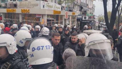 İstanbul'da izinsiz g&ouml;sterilere polis m&uuml;dahale etti: 350 g&ouml;zaltı var