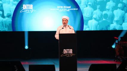 Diyanet İşleri Başkanı Arpaguş Paris'te DİTİB Zirvesi'ne katıldı