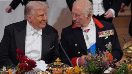 İngiltere Kralı Charles'ın Trump'a y&ouml;nelik s&ouml;zleri yemeğe damga vurdu