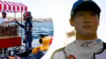 İstanbul d&uuml;nya vitrininde! Formula 1 pilotu Yuki Tsunoda T&uuml;rkiye'ye hayran kaldı