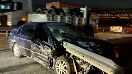 Kayseri&rsquo;de otomobil bariyerlere saplandı: 1 ağır yaralı