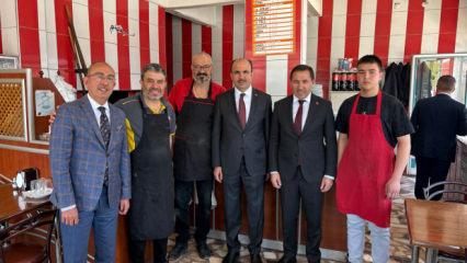 Konya'da belediye başkanlarından esnaf ziyareti!
