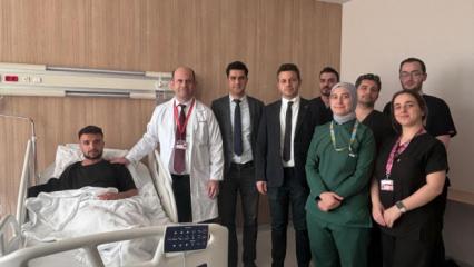 Kopan sinirleri bacağından alınan nakille onarıldı: Gen&ccedil; hastaya ikinci şans