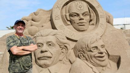 Kumla harikalar yarattılar: Antalya Kum Heykel Festivali kapılarını a&ccedil;ıyor
