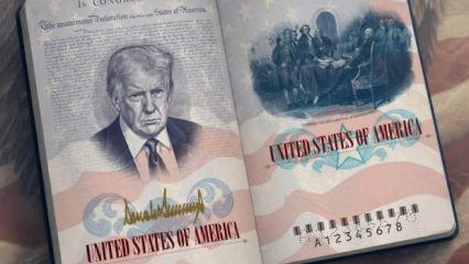 Pasaportlara Trump'ın portresi basılacak