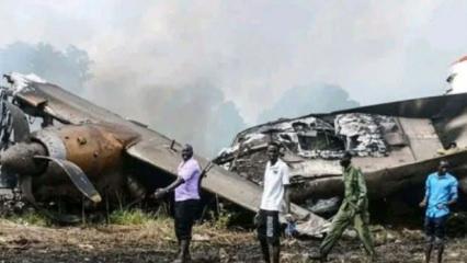 G&uuml;ney Sudan'da yolcu u&ccedil;ağı d&uuml;şt&uuml;: &Ccedil;ok sayıda &ouml;l&uuml; var