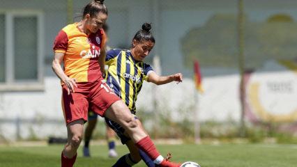Kadınlar S&uuml;per Ligi'nde nefes kesen derbi! Galatasaray, Fenerbah&ccedil;e'yi 2 dakikada mat etti