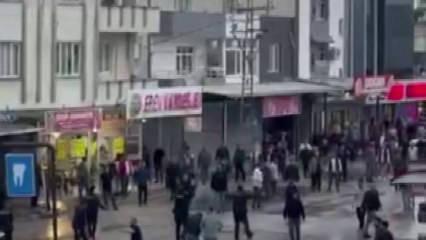 Adana'da sokak ortasında kavga: Polis havaya ateş a&ccedil;tı