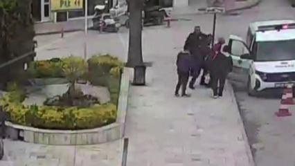 Aracından inip polise koştu, hayatını Heimlich manevrası kurtardı