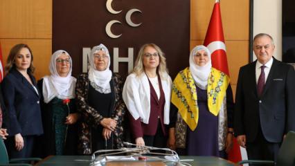 'Barış Anneleri'nden MHP'ye ziyaret