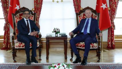 Başkan Erdoğan, Şeyh Mansur'u kabul etti