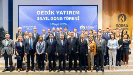 Borsa İstanbul'da gong Gedik Yatırım'ın 35'inci yılı onuruna &ccedil;aldı
