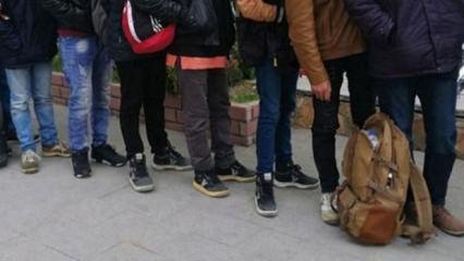 D&uuml;zce'de 12 d&uuml;zensiz g&ouml;&ccedil;men yakalandı