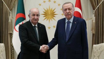 Erdoğan, Cezayir Cumhurbaşkanı Tebbun ile g&ouml;r&uuml;şecek