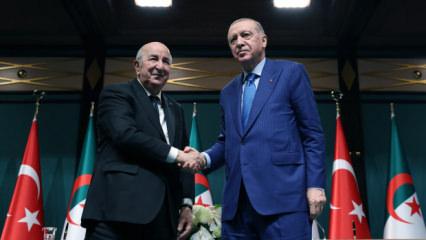Erdoğan 'Hedef 10 milyar dolar' diyerek duyurdu: Cezayir ile iş birliğimiz ilerliyor!