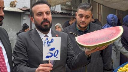 Karpuz dilimiyle poz veren CHP&rsquo;li Işık&rsquo;a, AK Parti&rsquo;den sert cevap!