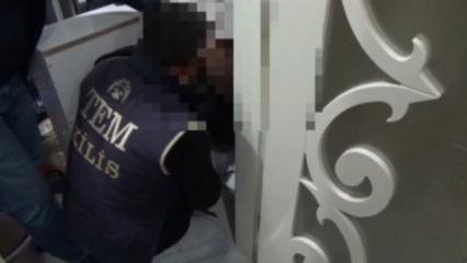Kilis'te FET&Ouml; operasyonu: Firari şahıs banyodaki gizli b&ouml;lmeden &ccedil;ıktı