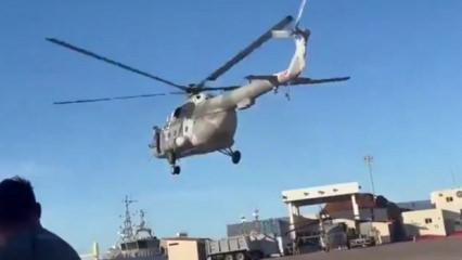 Meksika&rsquo;da askeri helikopter kalkıştan saniyeler sonra yere &ccedil;akıldı