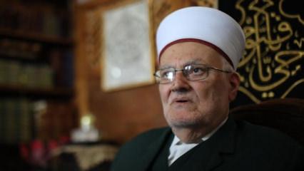 Mescid-i Aksa İmamı, Cumhurbaşkanı Erdoğan'ın attığı adımları &ouml;vd&uuml;