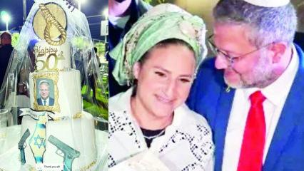 Doğum g&uuml;n&uuml; pastası &uuml;zerinden idam tehdidi! Yağlı urgan taktılar