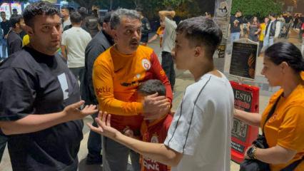 Şampiyonluk kutlaması kabusa d&ouml;nd&uuml;! 7 yaşındaki &ccedil;ocuğun y&uuml;z&uuml;ne alkol şişesi fırlattılar