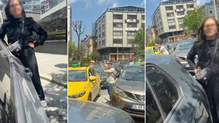Şişli'de akılalmaz park inatlaşması: Trafik kilitlendi