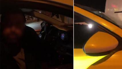 Taksiciden motosikletliye tehdit: &rsquo;10 dakikaya gel buraya'