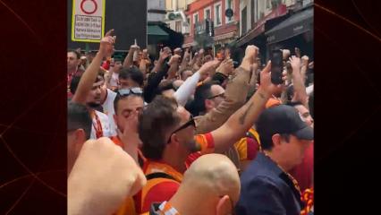 Galatasaray taraftarı Beyoğlu&rsquo;nda Antalyaspor karşılaşmasını bekliyor