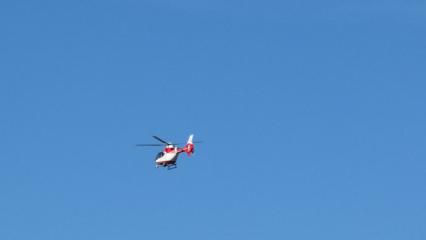 Van&rsquo;da 77 yaşındaki hasta i&ccedil;in helikopter ambulans havalandı
