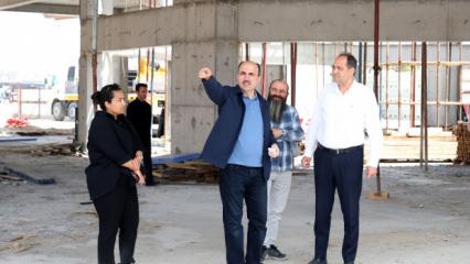 Başkan Altay, Mevlevi Dergahı inşaatını inceledi