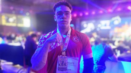 Avrupa&rsquo;yı dize getiren T&uuml;rk sporcu! T&uuml;m rakiplerini yenerek şampiyon oldu