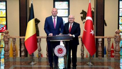 Bakan G&uuml;ler, Bel&ccedil;ikalı mevkidaşı Francken ile g&ouml;r&uuml;şt&uuml;