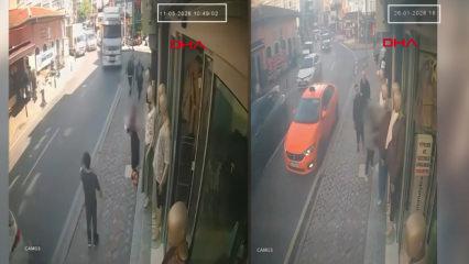 Beyoğlu&rsquo;nda cansız mankenin kıyafetini &ccedil;alan hırsız 3,5 ay sonra yine aynı y&ouml;ntemi denedi