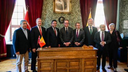 Boris Dillies, Galatasaray Lisesi'ni ziyaret etti