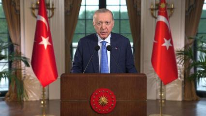 Cumhurbaşkanı Erdoğan'dan "T&uuml;rk G&uuml;n&uuml; Y&uuml;r&uuml;y&uuml;ş&uuml;" Mesajı
