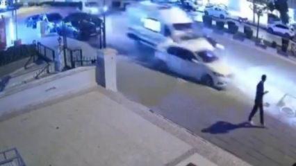 Gaziantep'te ambulansın da karıştığı zincirleme kazada facia ucuz atlatıldı