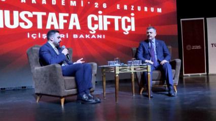 İ&ccedil;işleri Bakanı Mustafa &Ccedil;ift&ccedil;i T&Uuml;GVA İhtisas Akademi programına katıldı