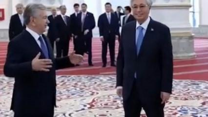 İki liderden tarihi ziyaret: T&uuml;rkistan&rsquo;a dev cami! 