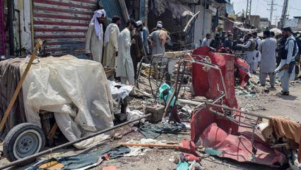 Pakistan'da patlama: Karakol yakınında dehşet anları