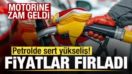 Petrolde sert y&uuml;kseliş! Fiyatlar fırladı! Motorine zam geldi