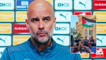 Guardiola'dan Filistin bayrağı taşıyan Yamal'a destek!