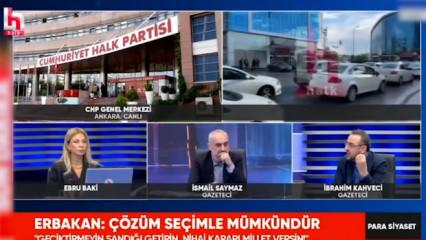 Halk TV canlı yayınında a&ccedil;ık&ccedil;a darbe &ccedil;ağrısı yapıldı...