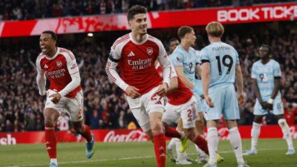 Arsenal şampiyonluk ateşini yaktı! Sadece 1 ma&ccedil; kaldı