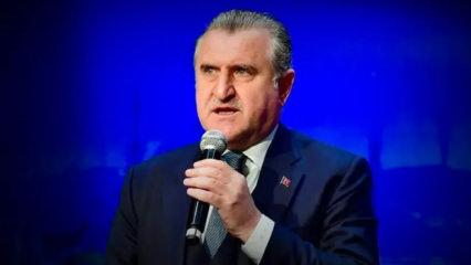 Bakan Bak'tan Trabzonspor'a tebrik