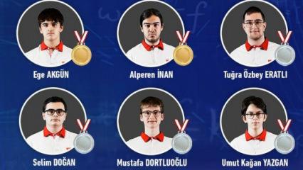 Bilim Olimpiyatları'nda T&uuml;rk gen&ccedil;lerinden b&uuml;y&uuml;k başarı: Bakan Kacır tebrik etti!