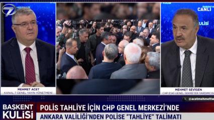 CHP eski Genel Sekreter Yardımcısı Mehmet Sevigen'den &ouml;nemli a&ccedil;ıklamalar