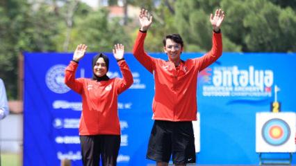 Elif Berra G&ouml;kkır ve Mete Gazoz Avrupa şampiyonu!