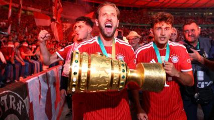 Harry Kane şov yaptı! Bayern kupayı kazandı